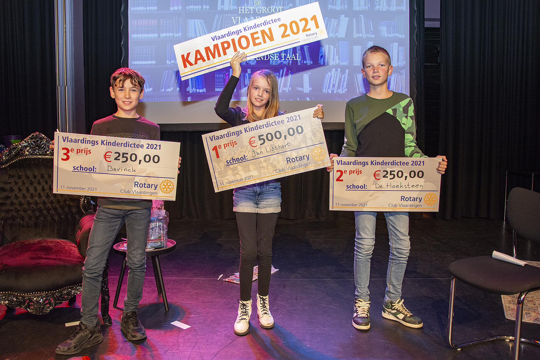 winnaaars kinderdictee